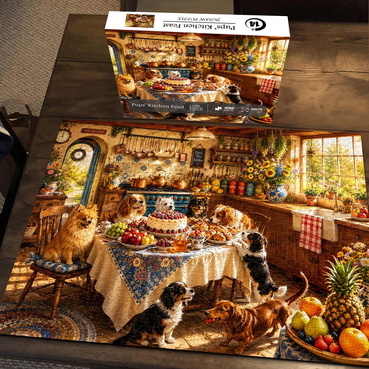 Pups' Kitchen Feast Puzzle 1000 Teile