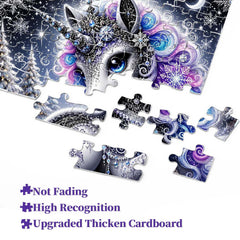 Starry Frost Unicorn Jigsaw Puzzle 1000 Pieces