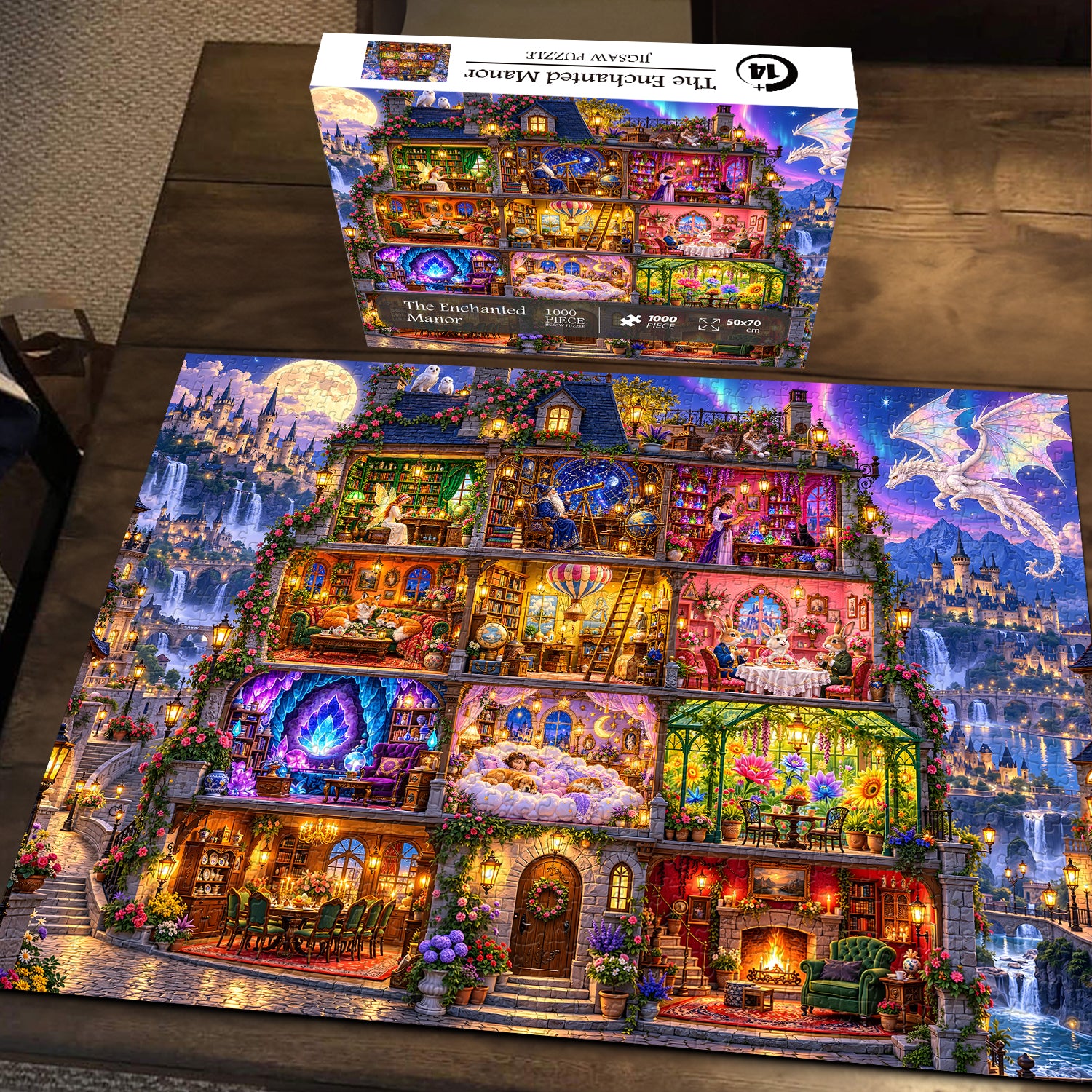 The Enchanted Manor Jigsaw Puzzle 1000 Pieces