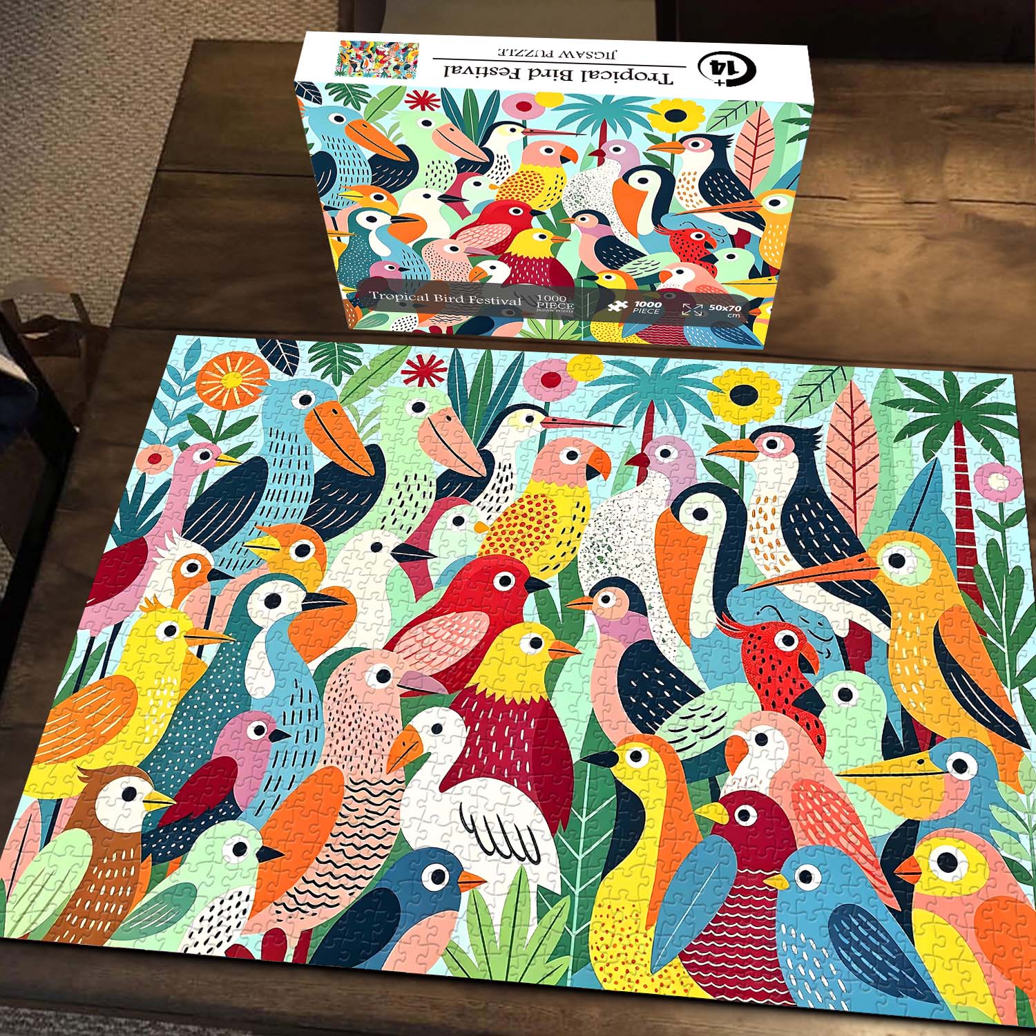 Tropical Bird Festival Jigsaw Puzzle 1000 Pieces
