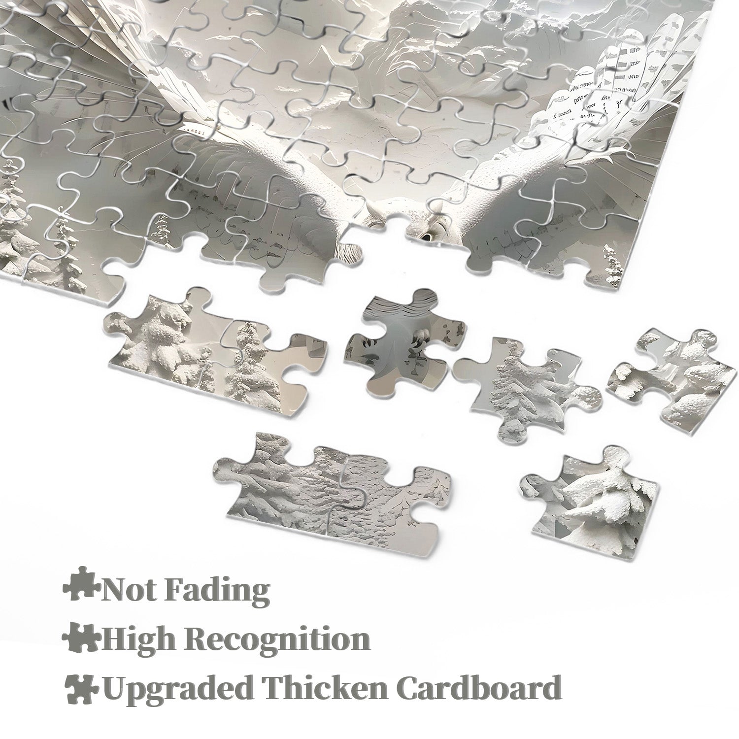 Puzzle Gufo Nella Neve 1000 Pezzi