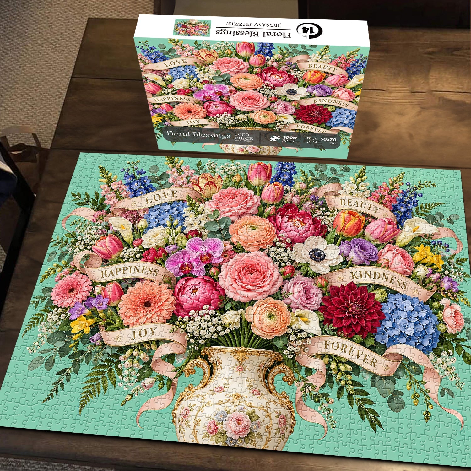 Floral Blessings Jigsaw Puzzle 1000 Pieces