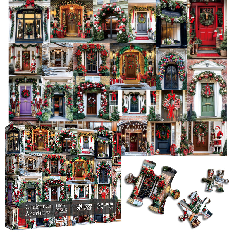 Christmas Apertures Jigsaw Puzzles 1000 Pieces