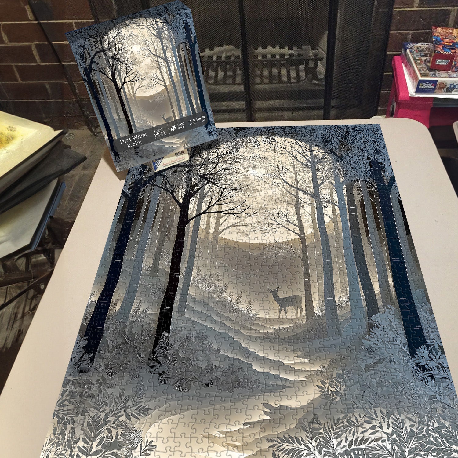 Pure White Realm Jigsaw Puzzle 1000 Pieces