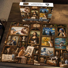 Puzzle Musée d'art du chat 1000 pièces