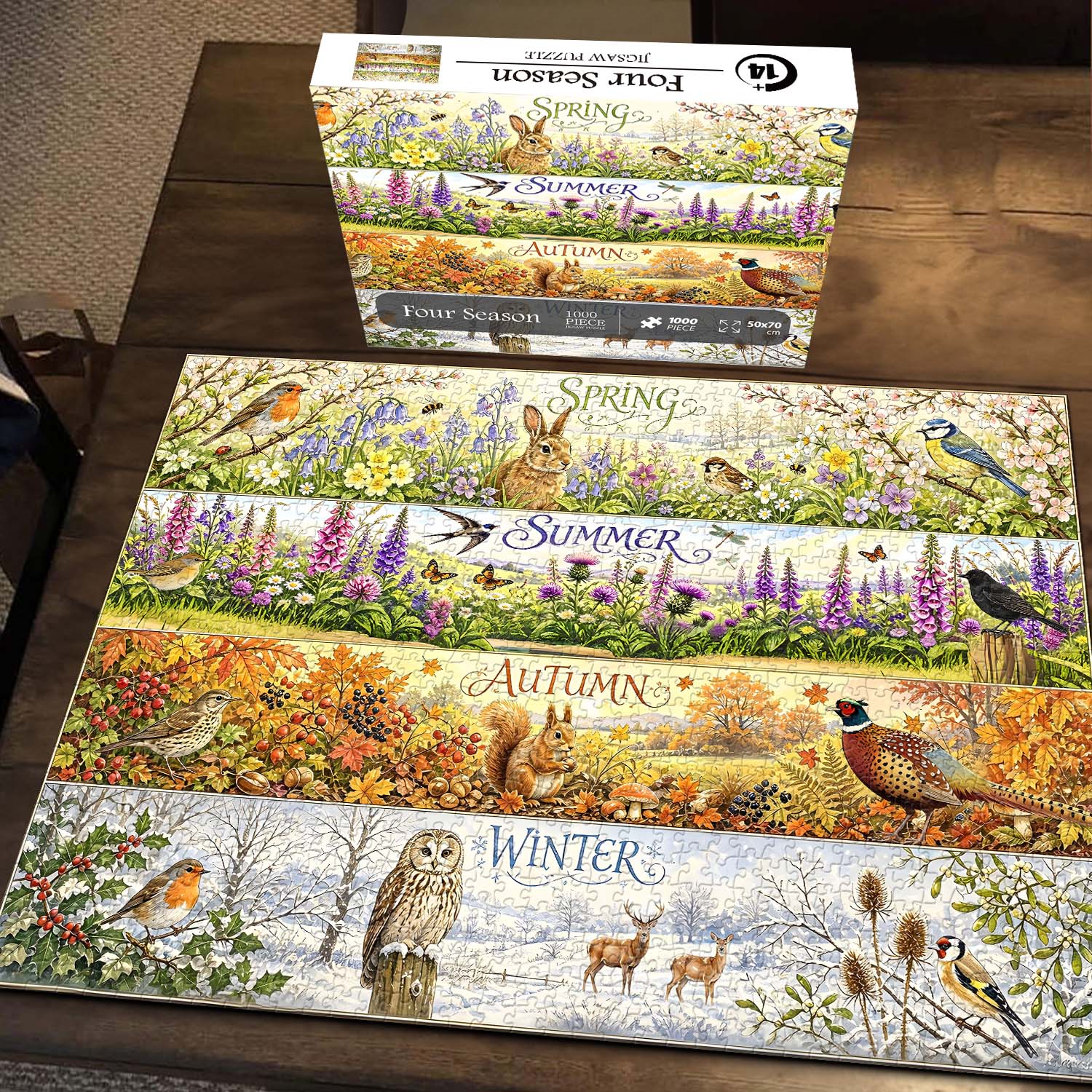 Four Seasons Jigsaw Puzzle 1000 Pieces