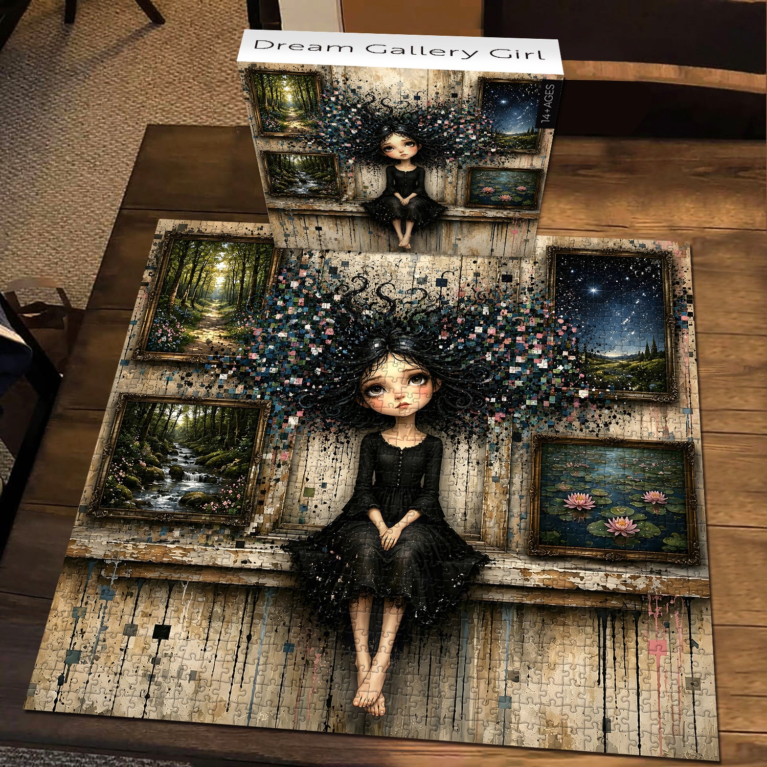 Dream Gallery Girl Jigsaw Puzzle 1000 Pieces
