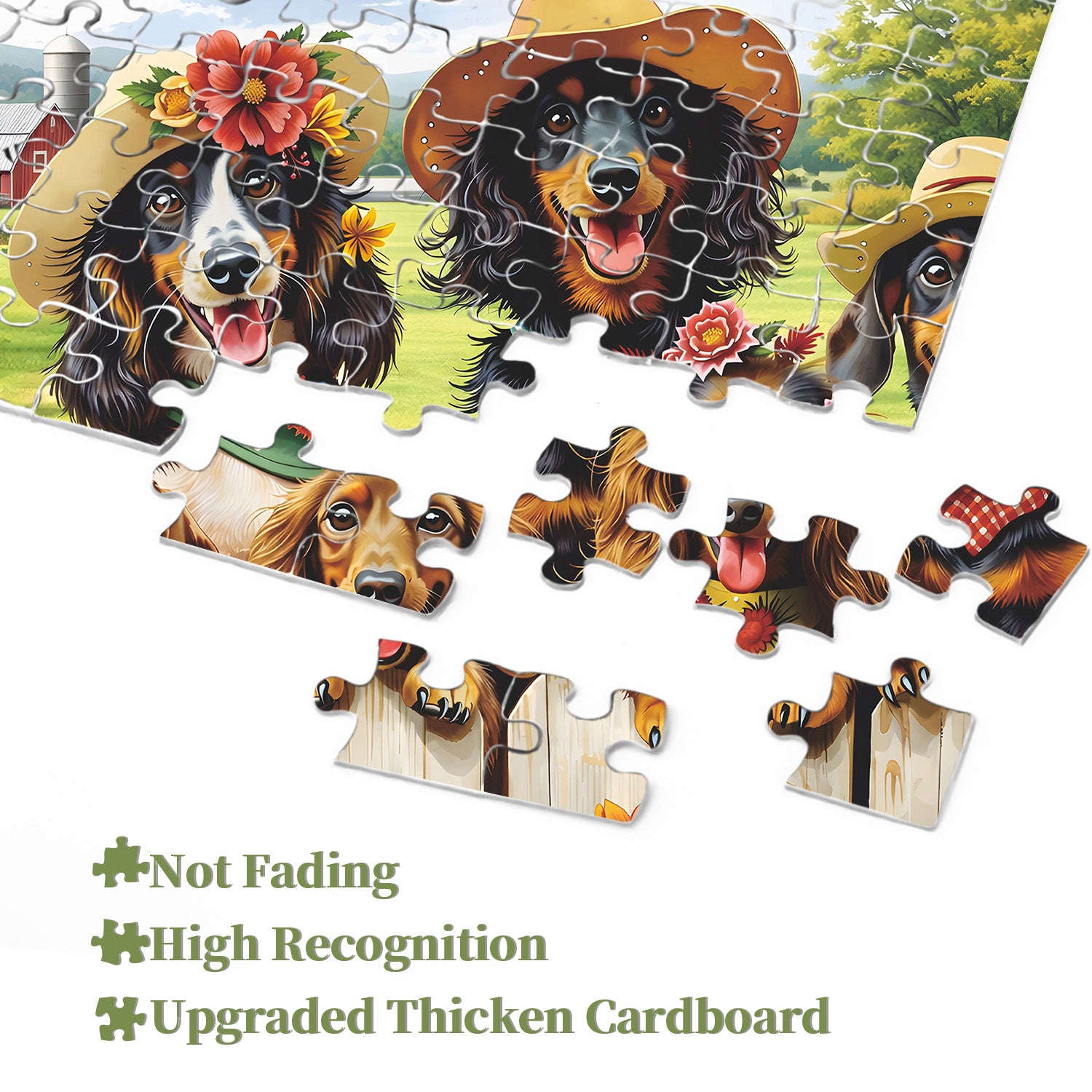 Dachshund Family Jigsaw Puzzle 1000 Pieces