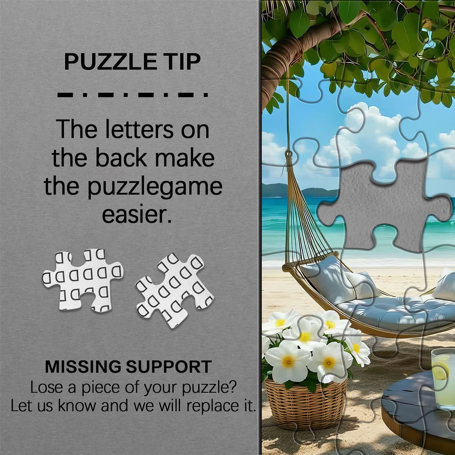 Entspannender Strandtag-Puzzle, 1000 Teile
