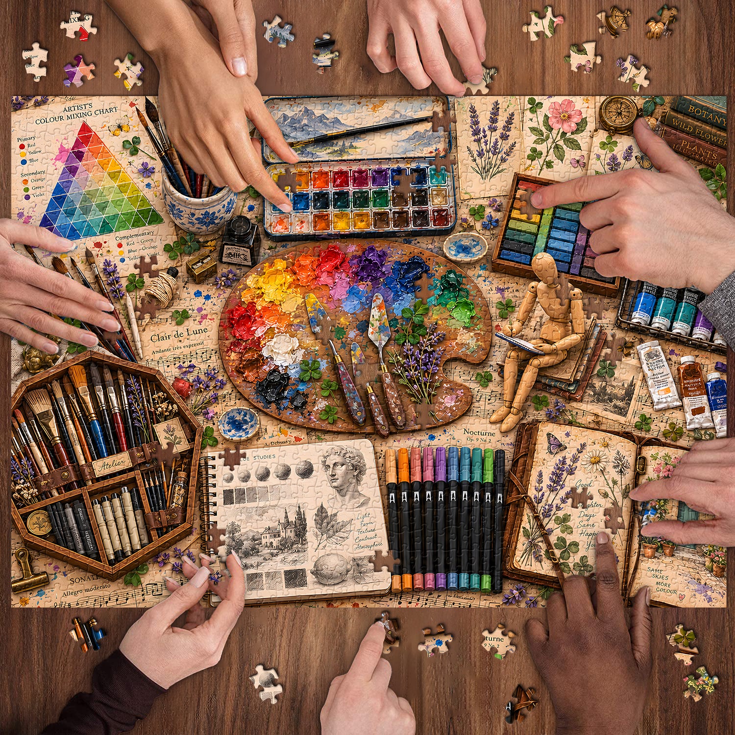 Artist’s Nook Jigsaw Puzzle 1000 Pieces