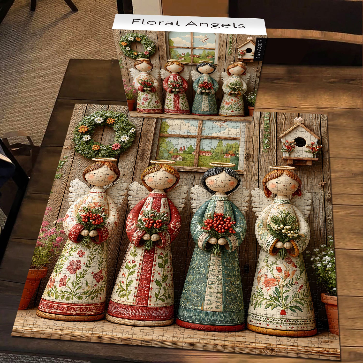 Floral Angels Jigsaw Puzzle 1000 Pieces