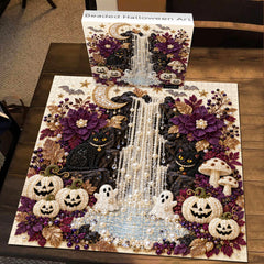 Halloween-Kunstpuzzle mit Perlen, 1000 Teile