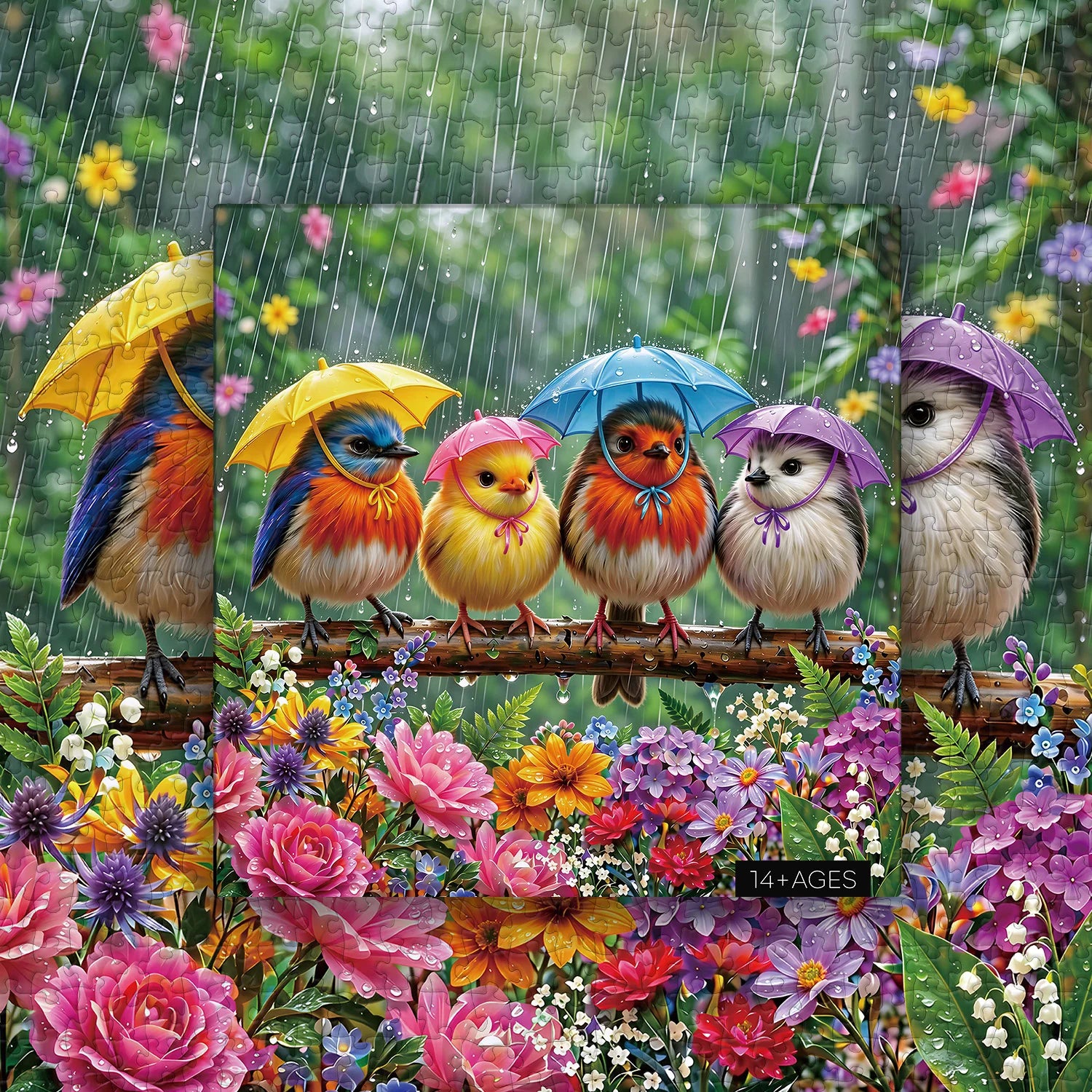 Puzzle Rainy Birds 1000 pezzi