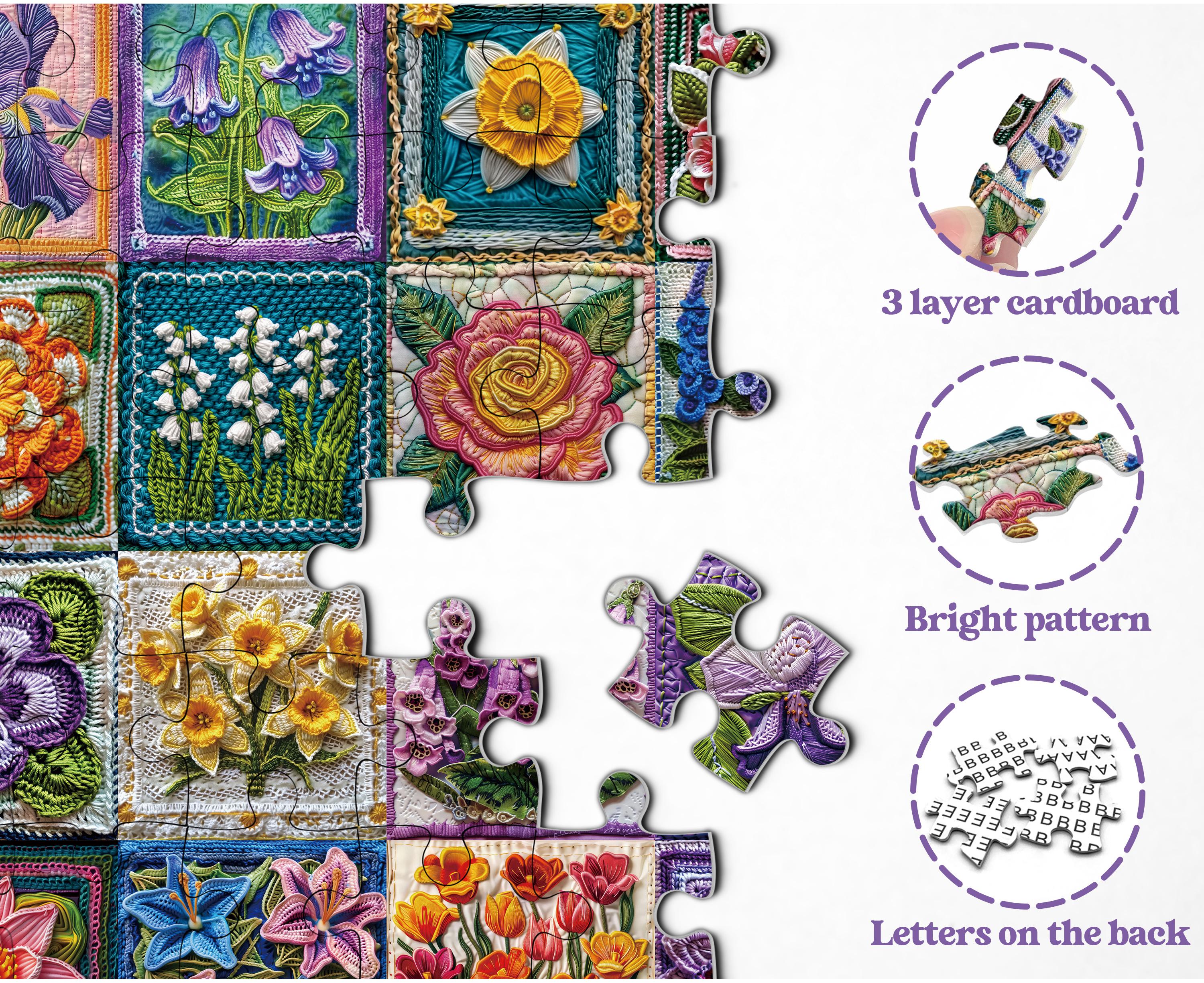 Cochet Flowers Collection Puzzles 1000 pièces