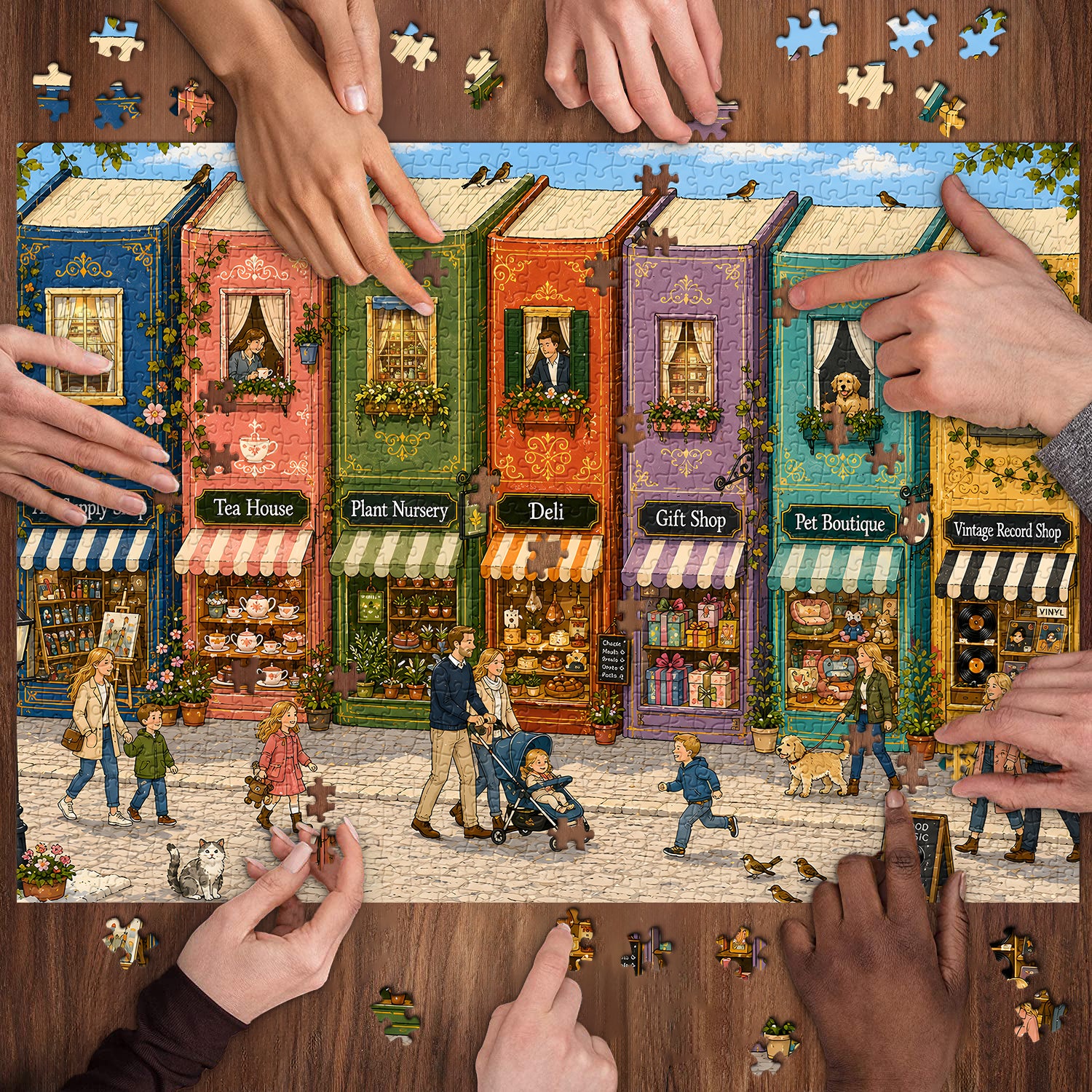 Storybook Lane Jigsaw Puzzle 1000 Pieces