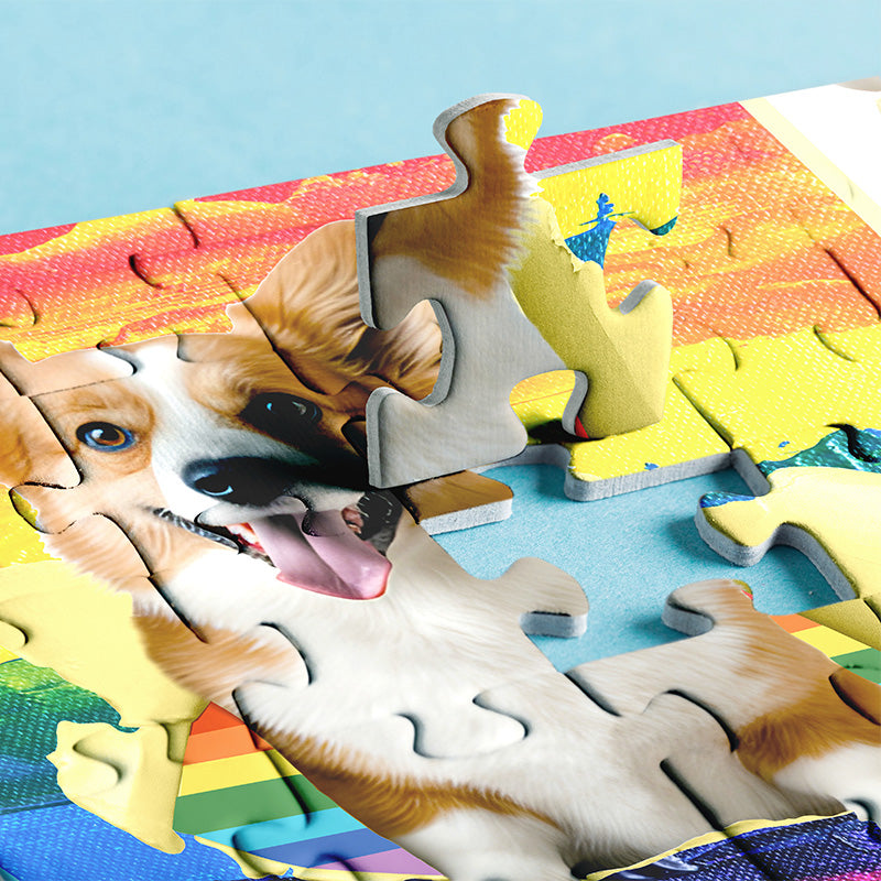 Pickforu®  Diverse Dogs Collage Jigsaw Puzzle 1000 Pieces