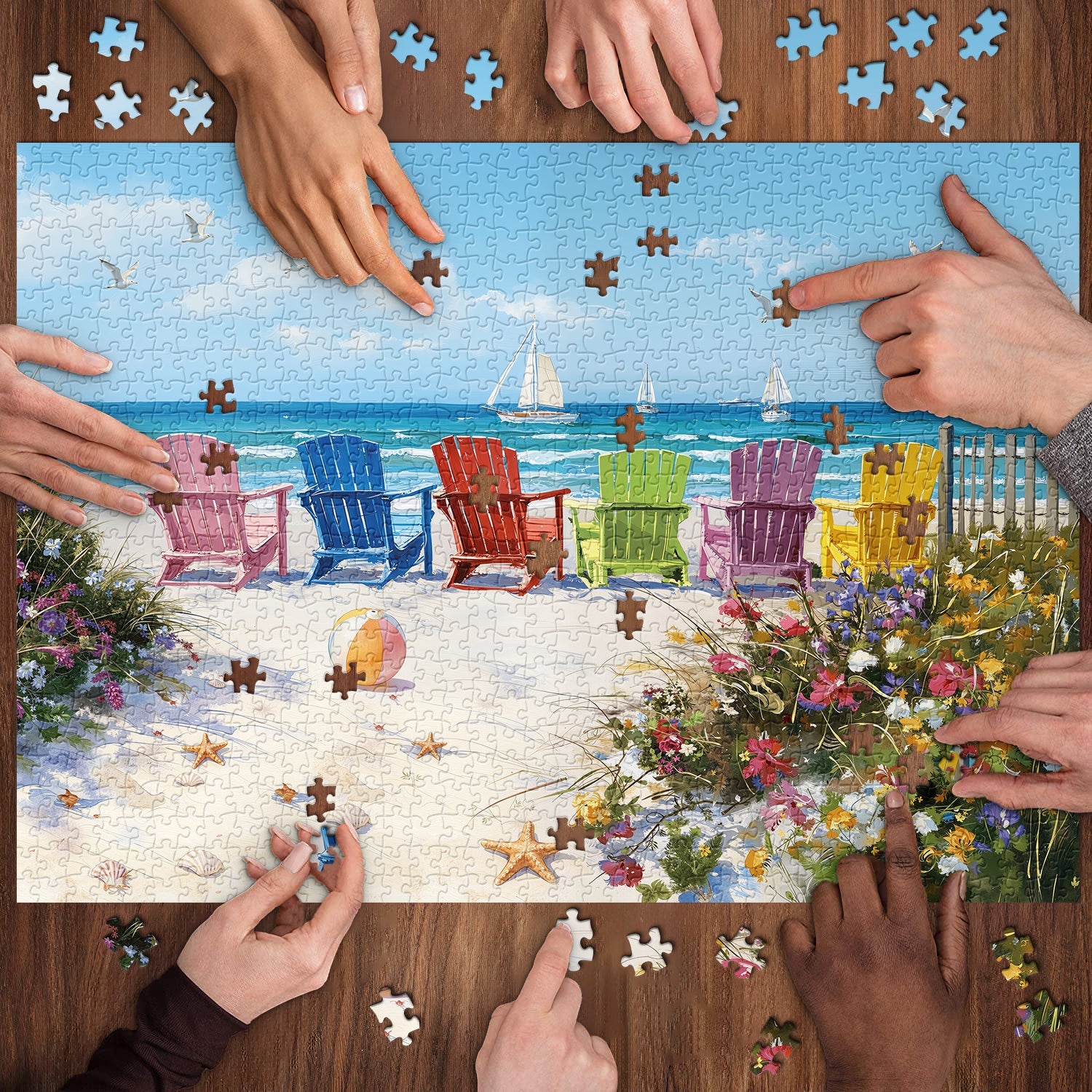 Puzzle sulla brezza costiera, 1000 pezzi