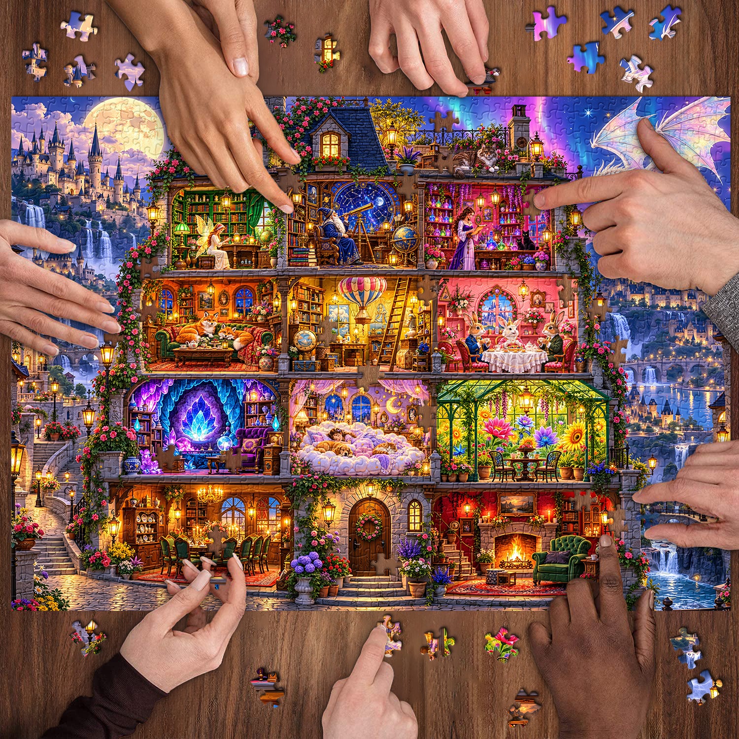 The Enchanted Manor Jigsaw Puzzle 1000 Pieces