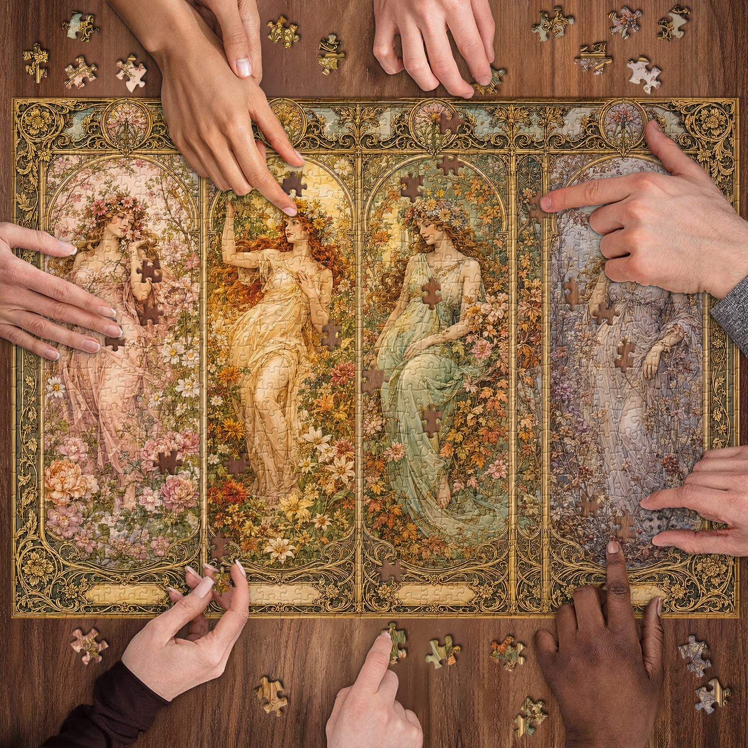 Four Times of the Year Jigsaw Puzzle 1000 Pieces
