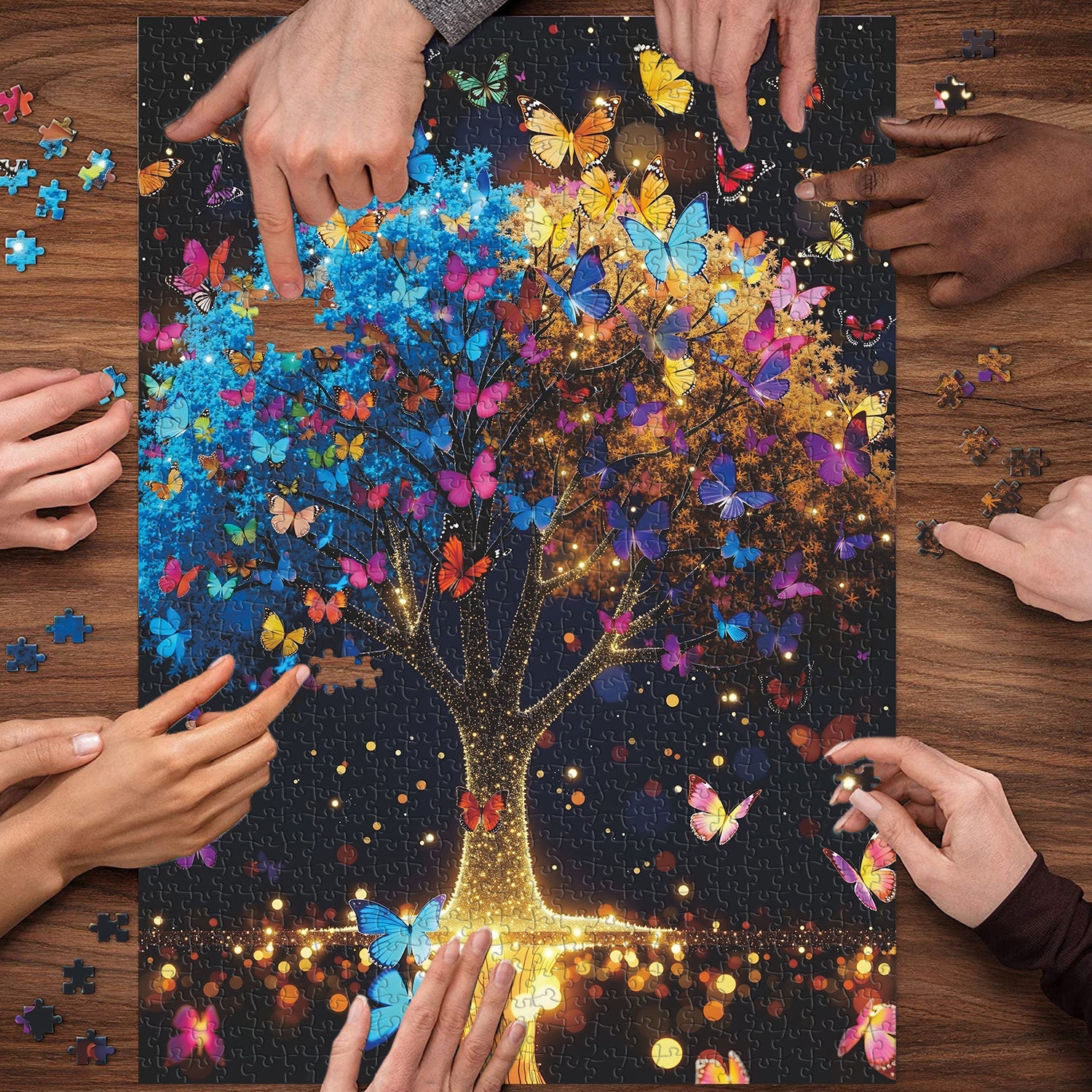 Sparkling Wings Tree Jigsaw Puzzle 1000 Pieces