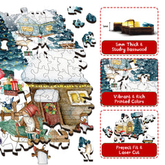 Christmas Village Jigsaw Puzzle 477 Pieces
