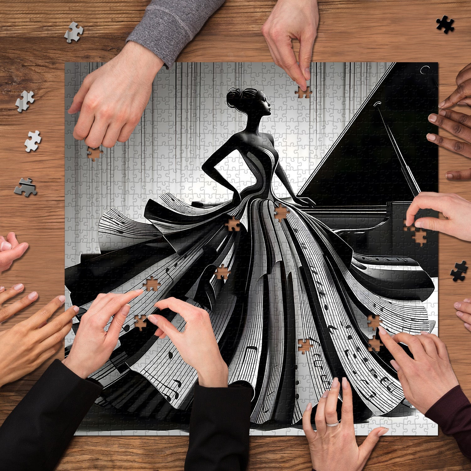 Piano Muse Jigsaw Puzzle 1000 Pieces