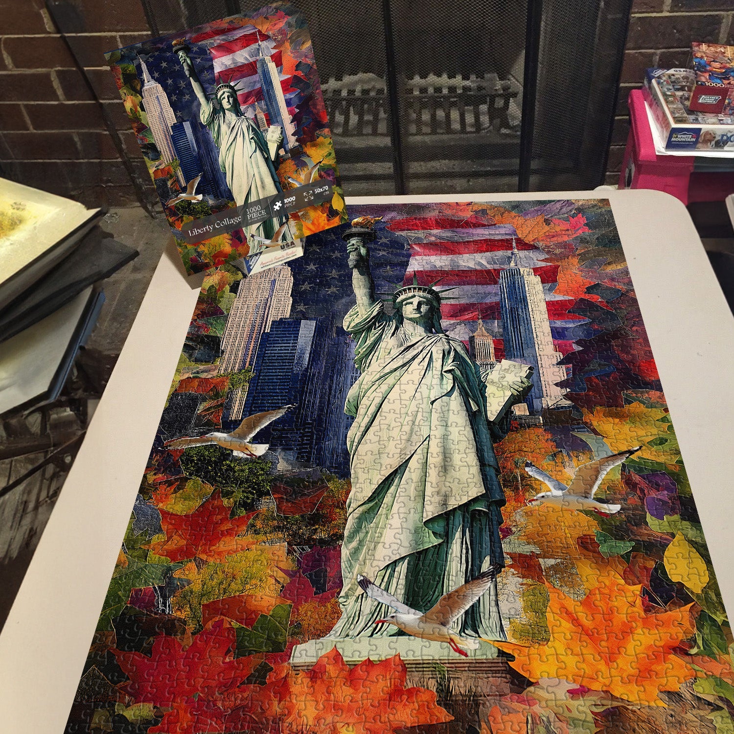 Puzzle Liberty Collage 1000 pezzi