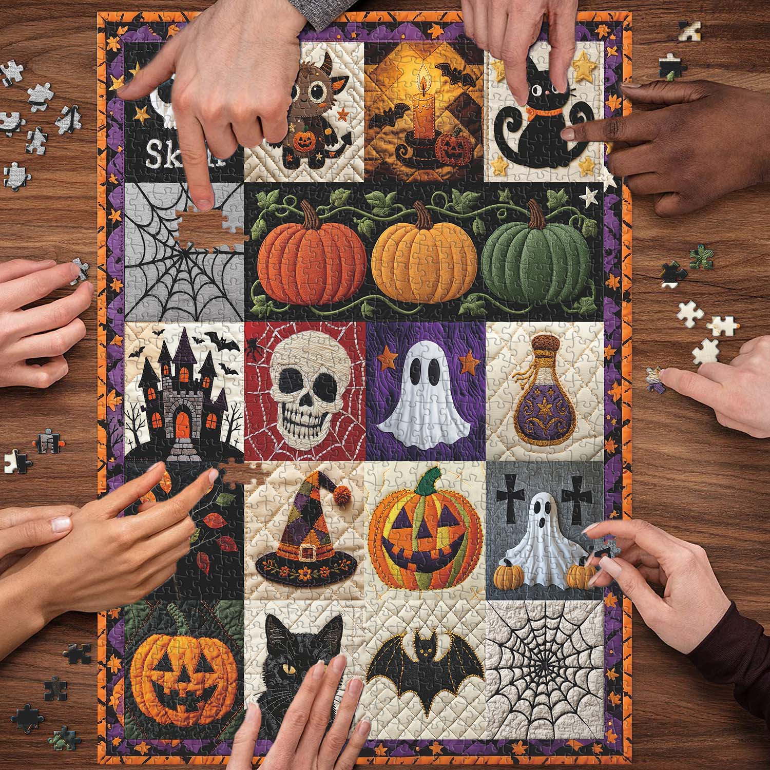 Halloween Collage Jigsaw Puzzle 1000 Pieces