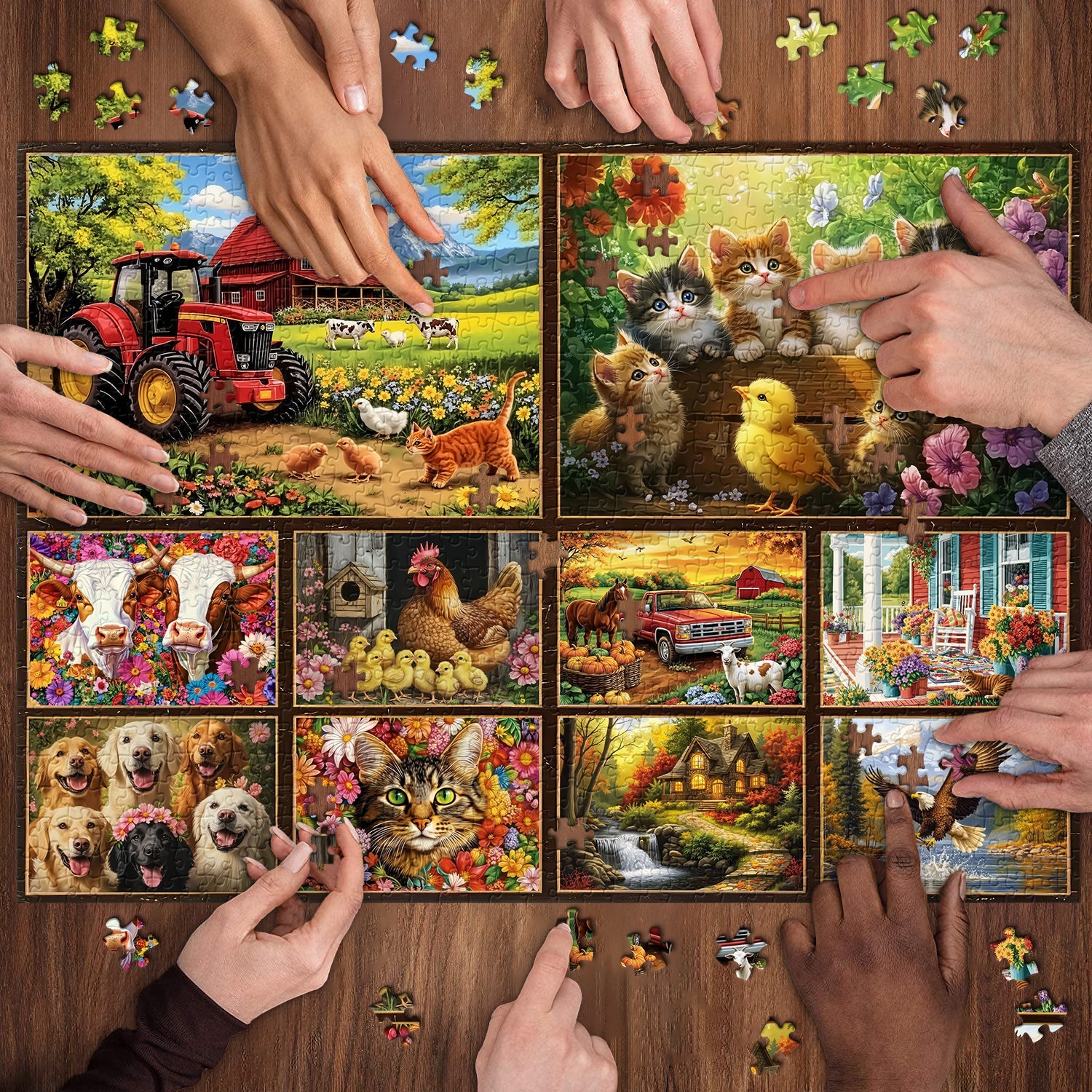 Farmyard Memories Jigsaw Puzzle 1000 Pieces