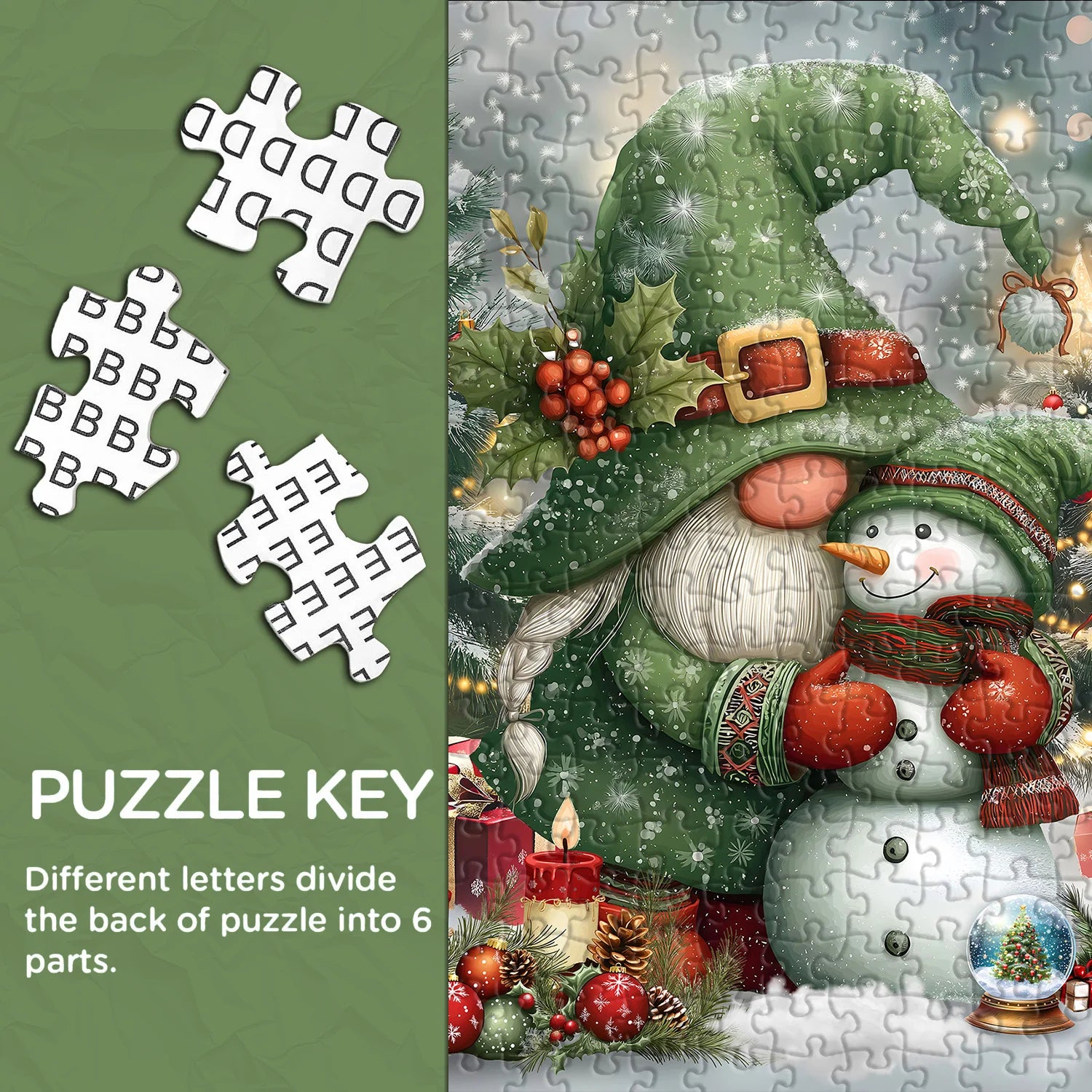 Friend festif de Gnome puzzles 1000 pièces