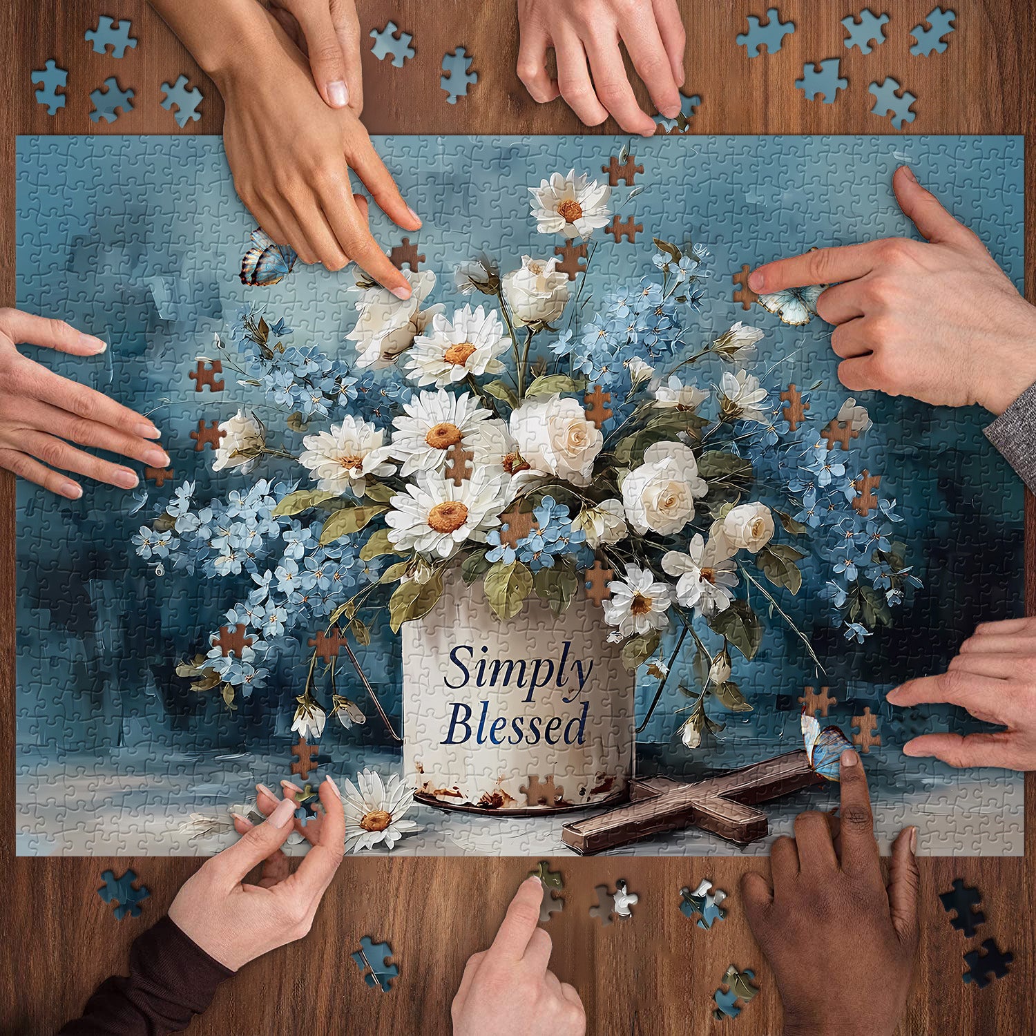 Puzzle simple béni 1000 pièces 1000 pièces