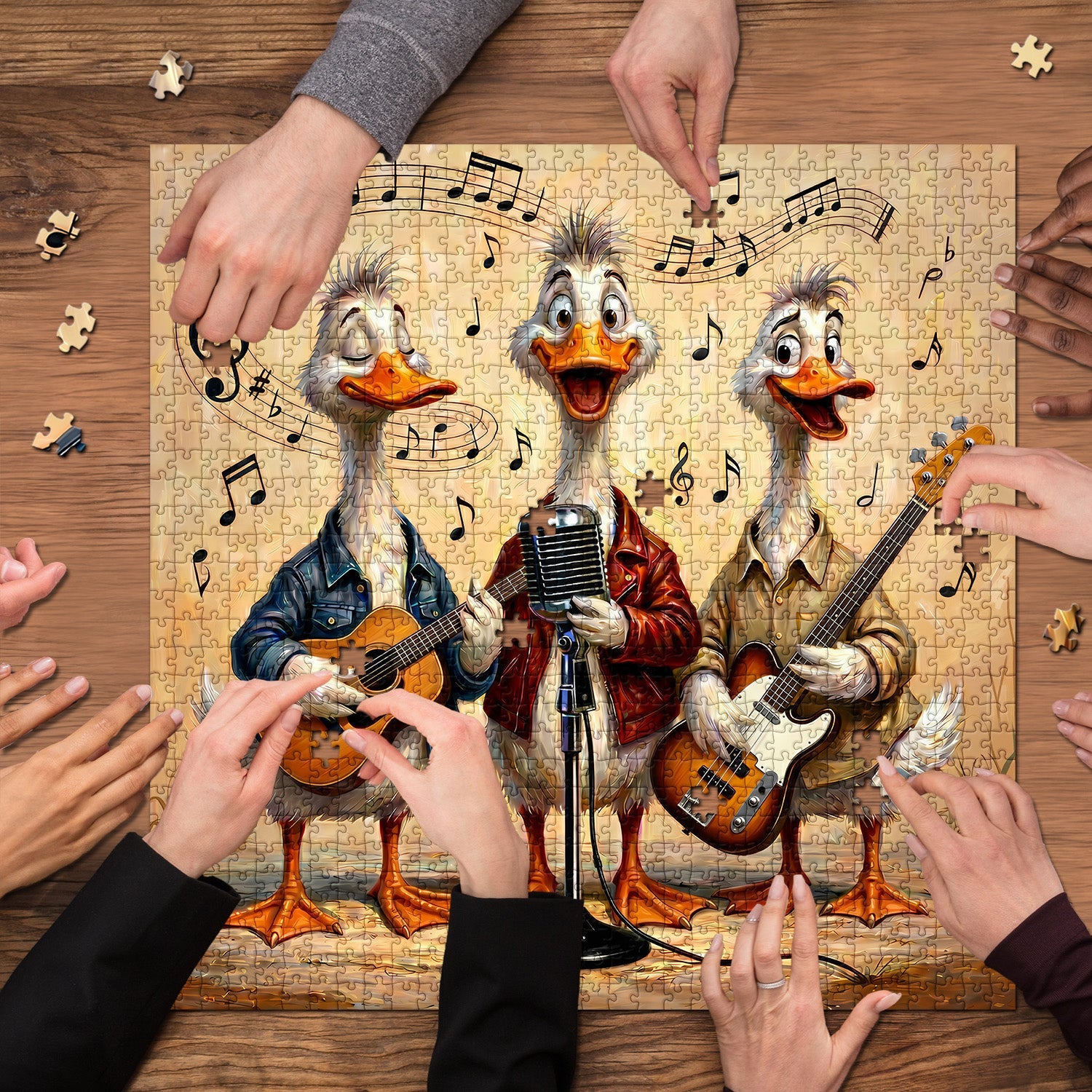 Entenband-Puzzle 1000 Teile