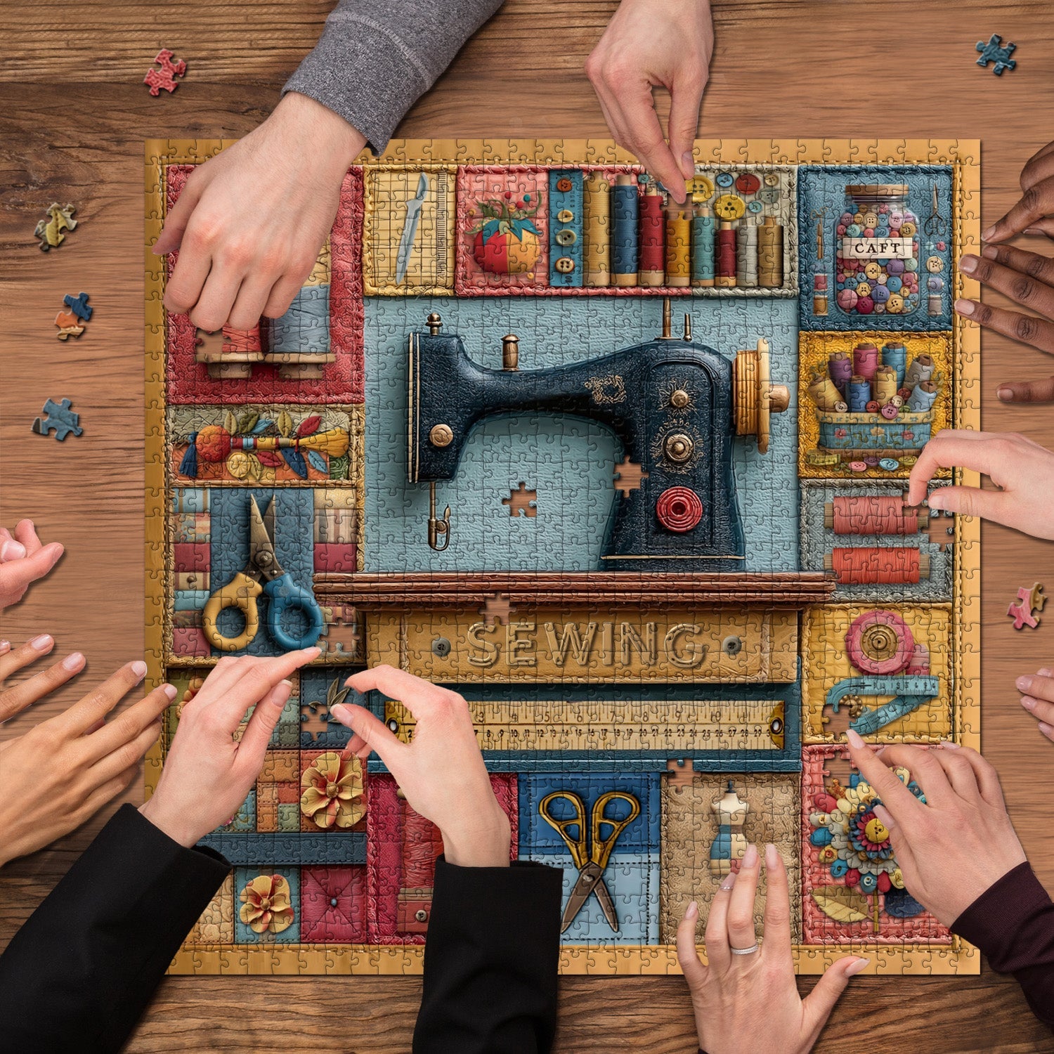 Nähhandwerkskollektion Puzzle 1000 Teile