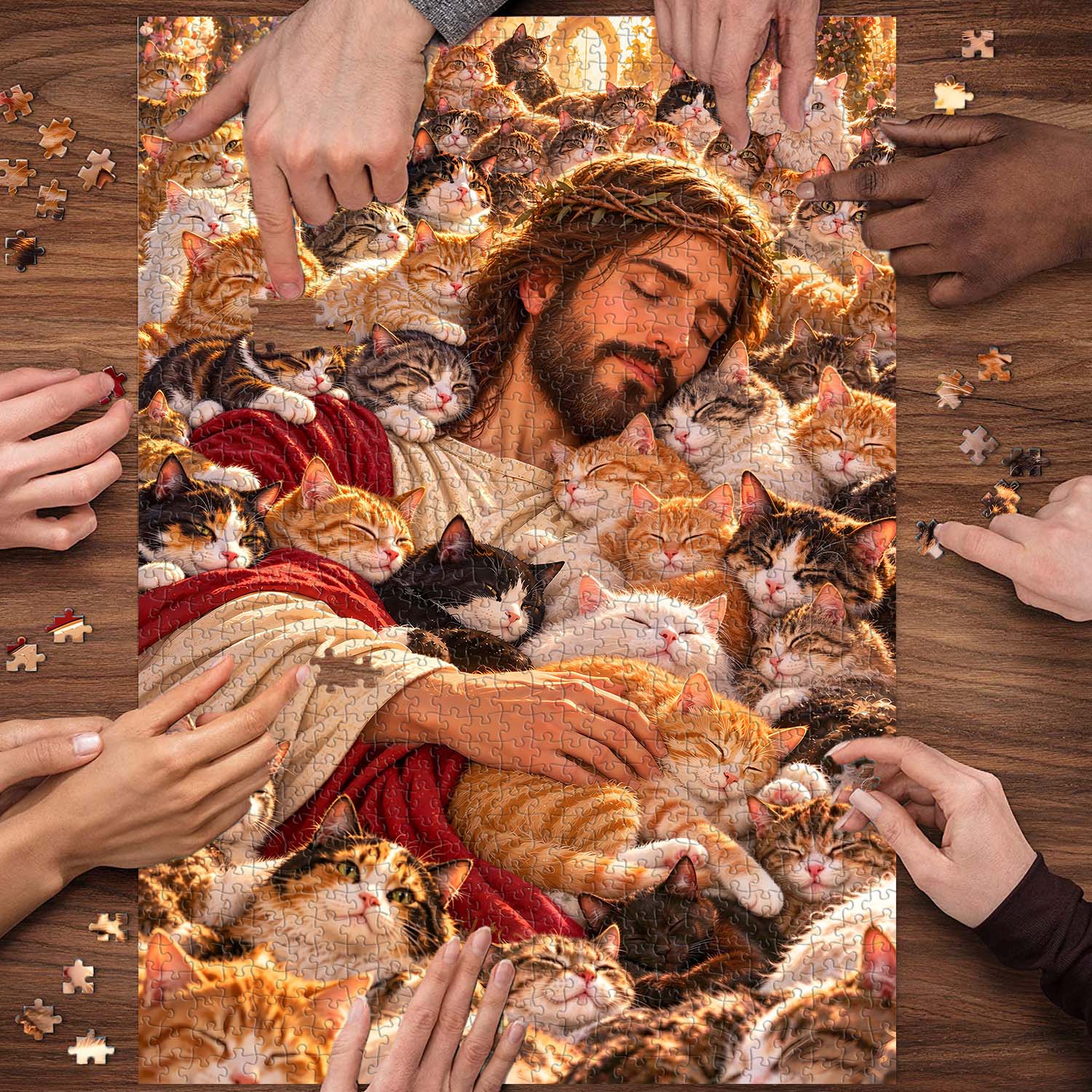 Puzzle Sacred Purrs 1000 pièces