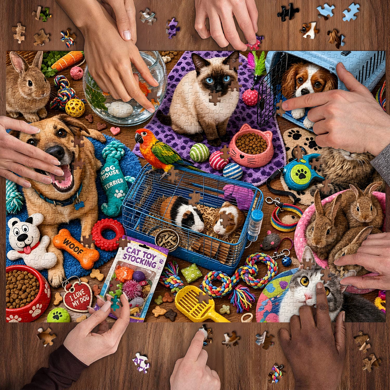 Days with Pets Jigsaw Puzzle 1000 Pieces