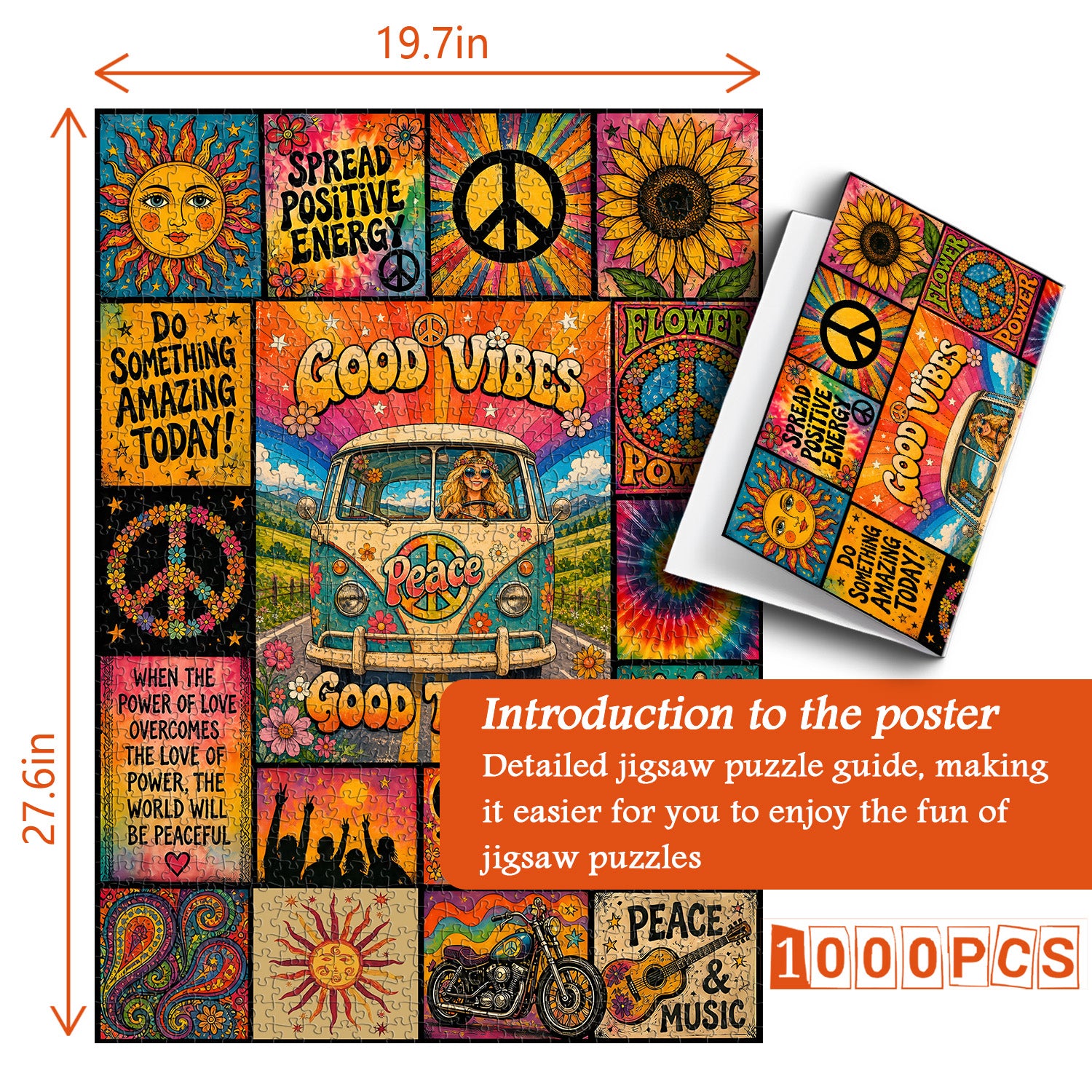 Retro Collage Art Jigsaw Puzzle 1000 Pieces