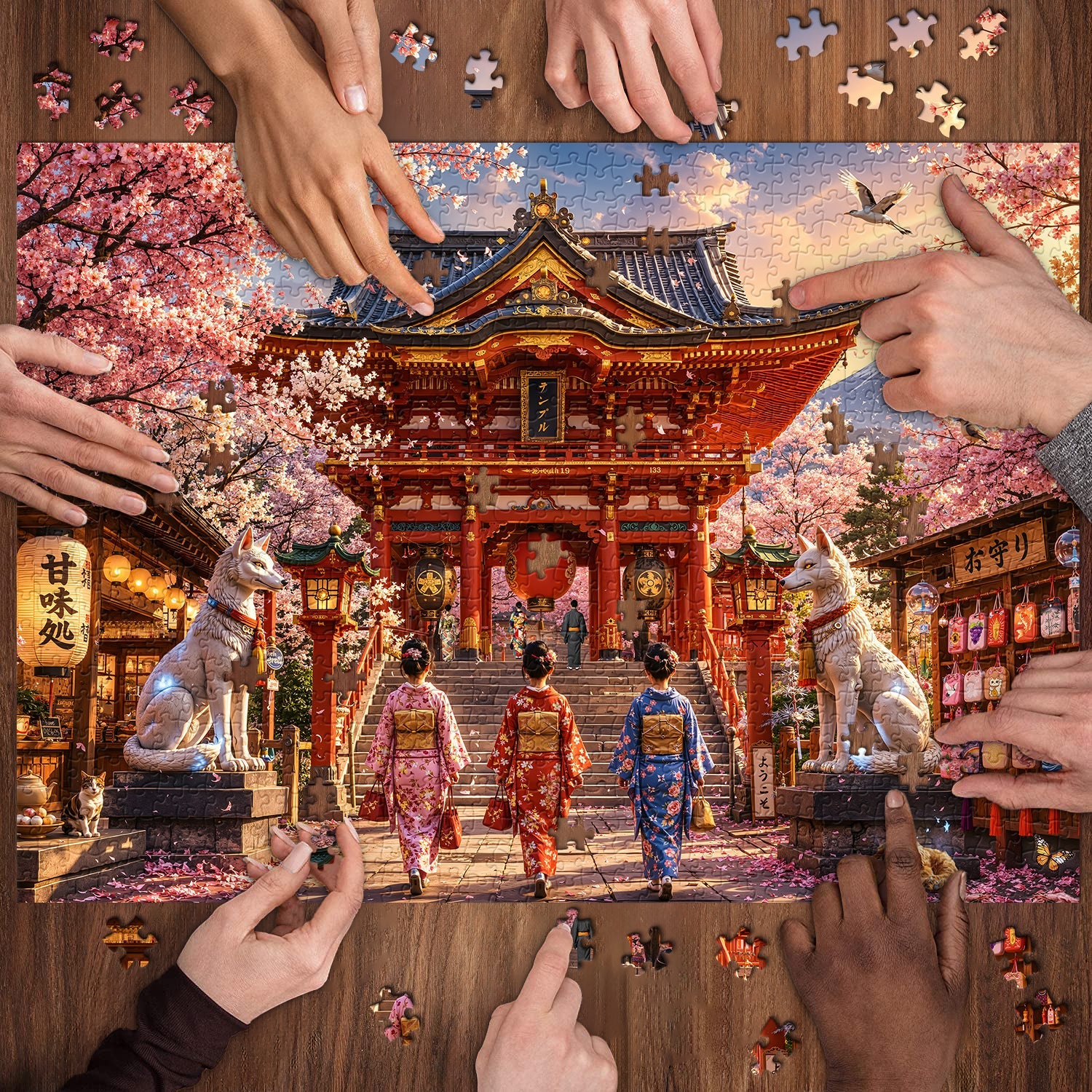 Japanese Sanctuary Jigsaw Puzzle 1000 Pieces