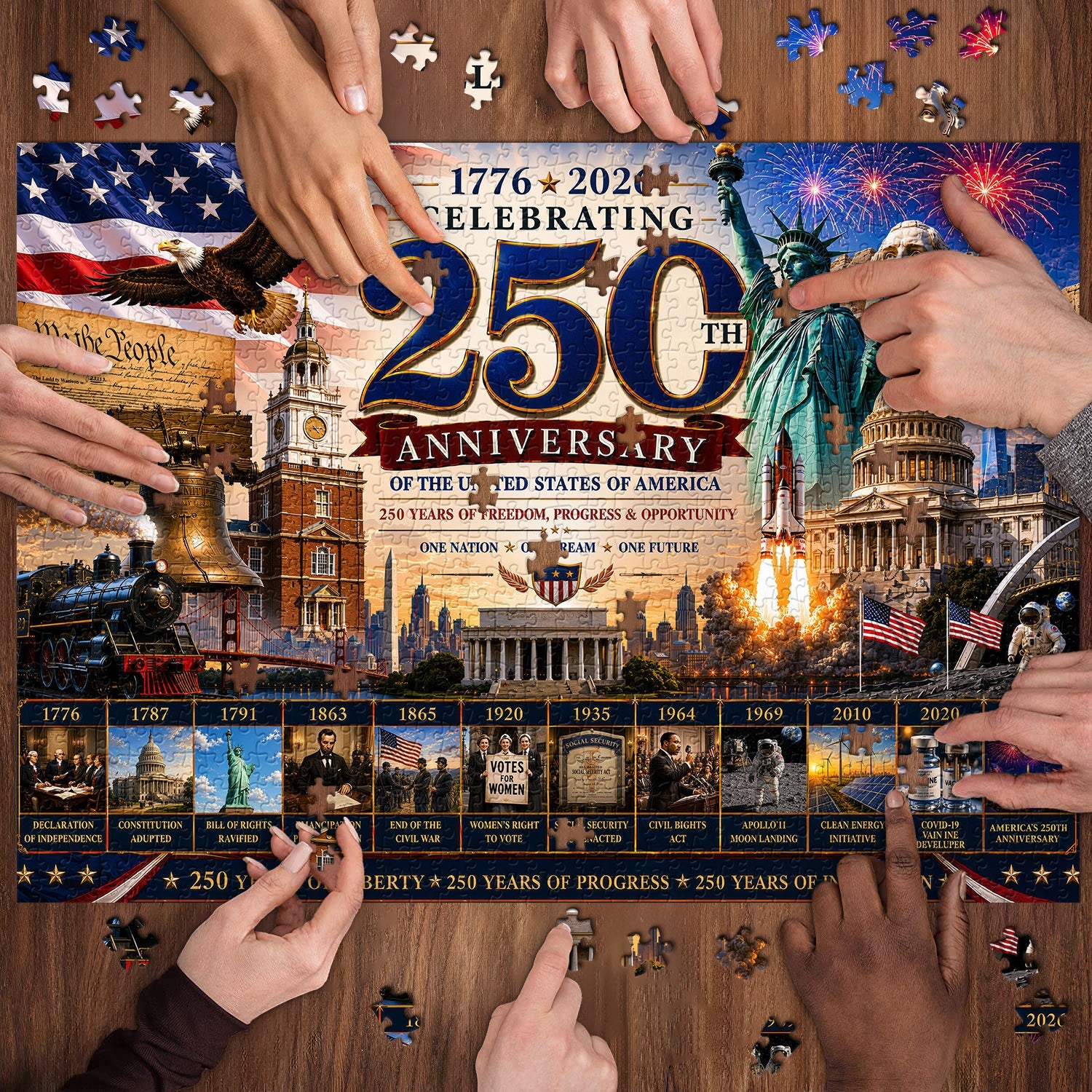 Puzzle Gloria e Futuro 1000 Pezzi