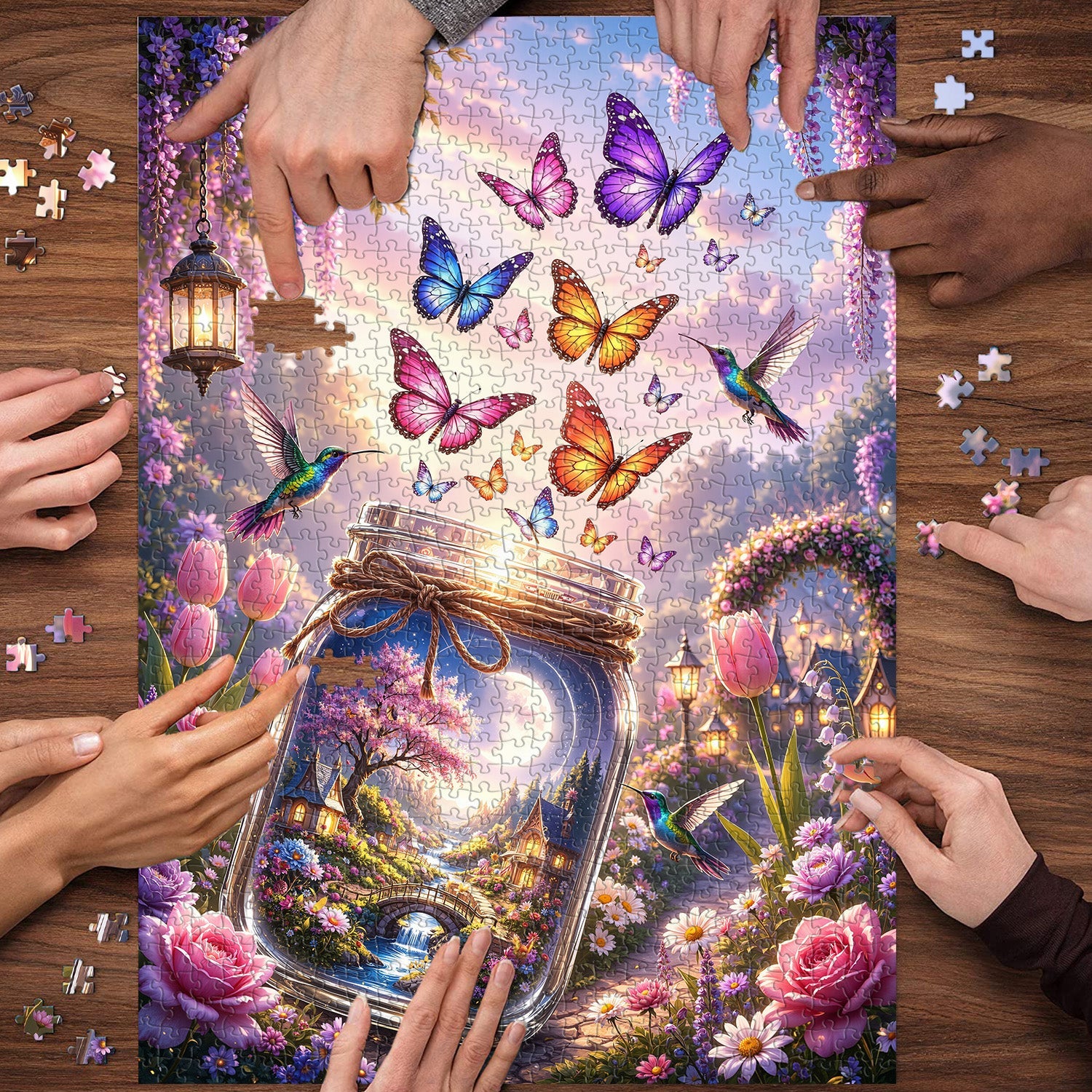 Butterfly Jar Dreamland Jigsaw Puzzle 1000 Pieces