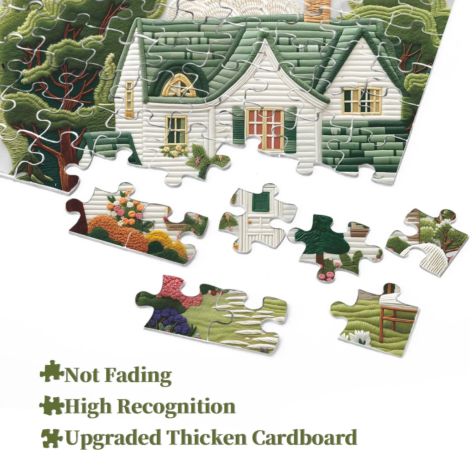 Embroidery Courtyard Jigsaw Puzzle 1000 Pieces