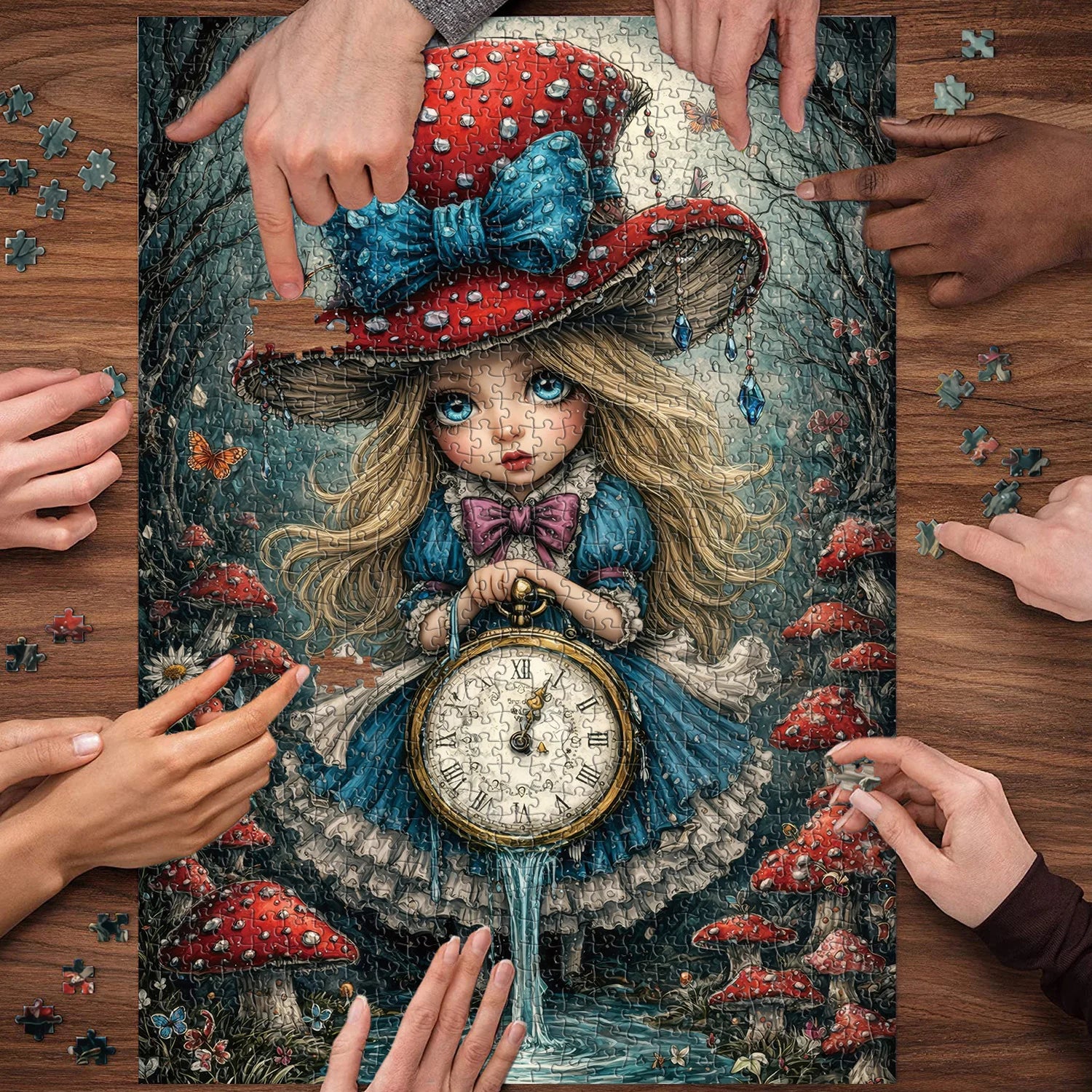 Waldelfen-Puzzle 1000 Teile
