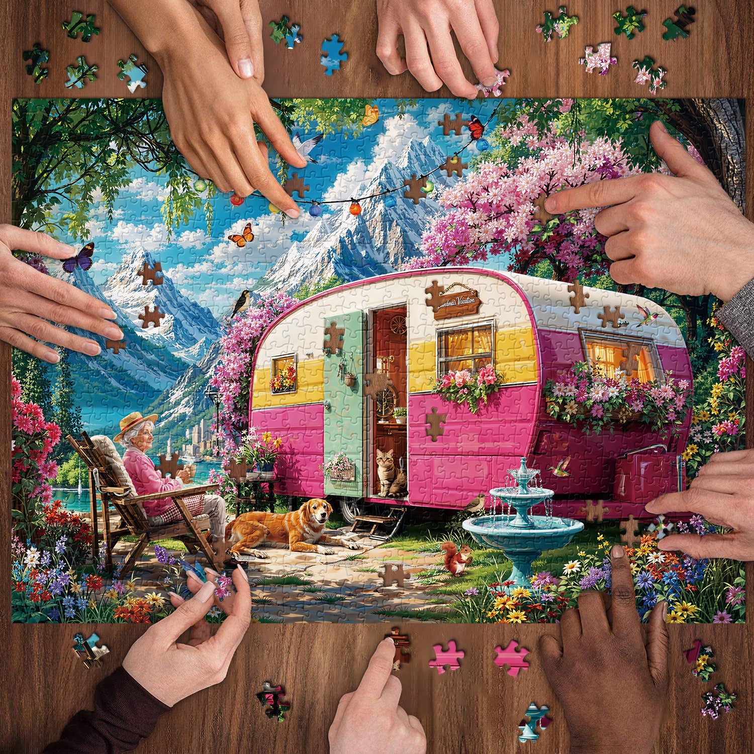 Omas Urlaub Puzzle 1000 Teile