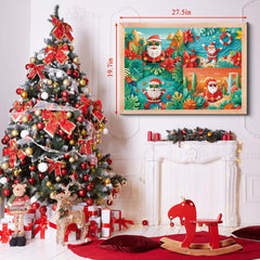 Santa's Adventure Advent Calendar Jigsaw Puzzle 1000 Pieces