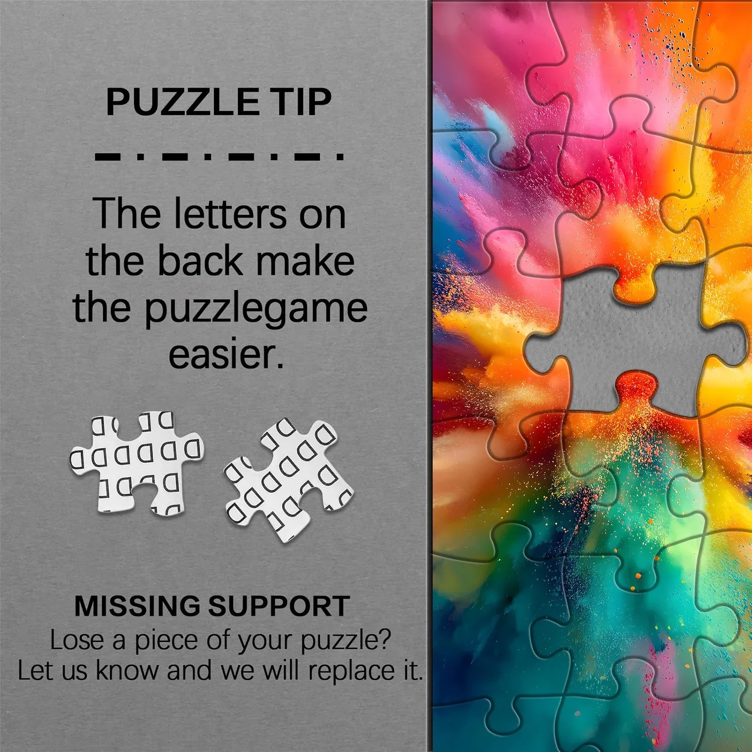 Colorful magnifique puzzle de puzzle 1000 pièces