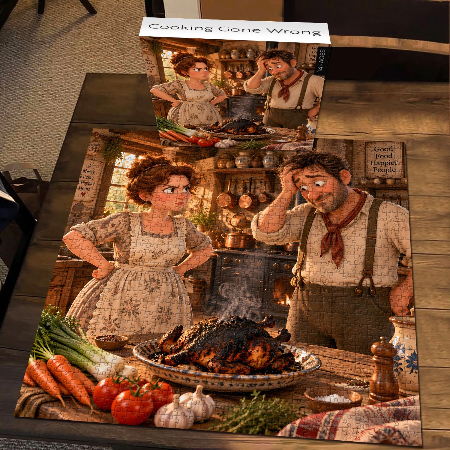 Cooking Gone Wrong Jigsaw Puzzle 1000 Pieces