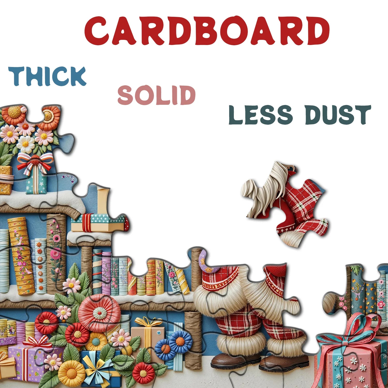Der blühende Segenssäge Puzzle des Weihnachtsmanns 1000 Stücke