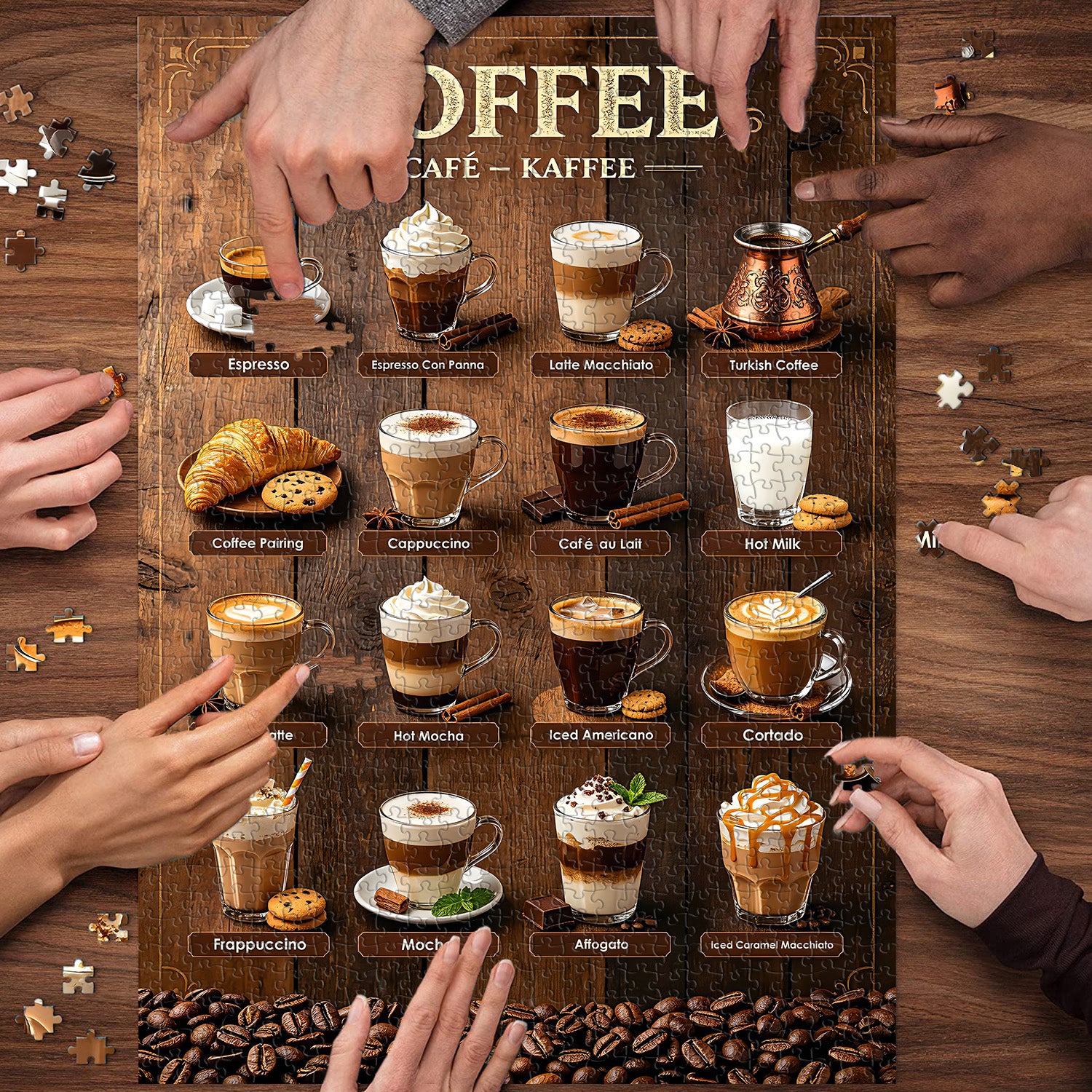 Cozy Café Vibes Jigsaw Puzzle 1000 Pieces