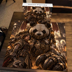 Steel Panda Jigsaw Puzzle 1000 Pieces
