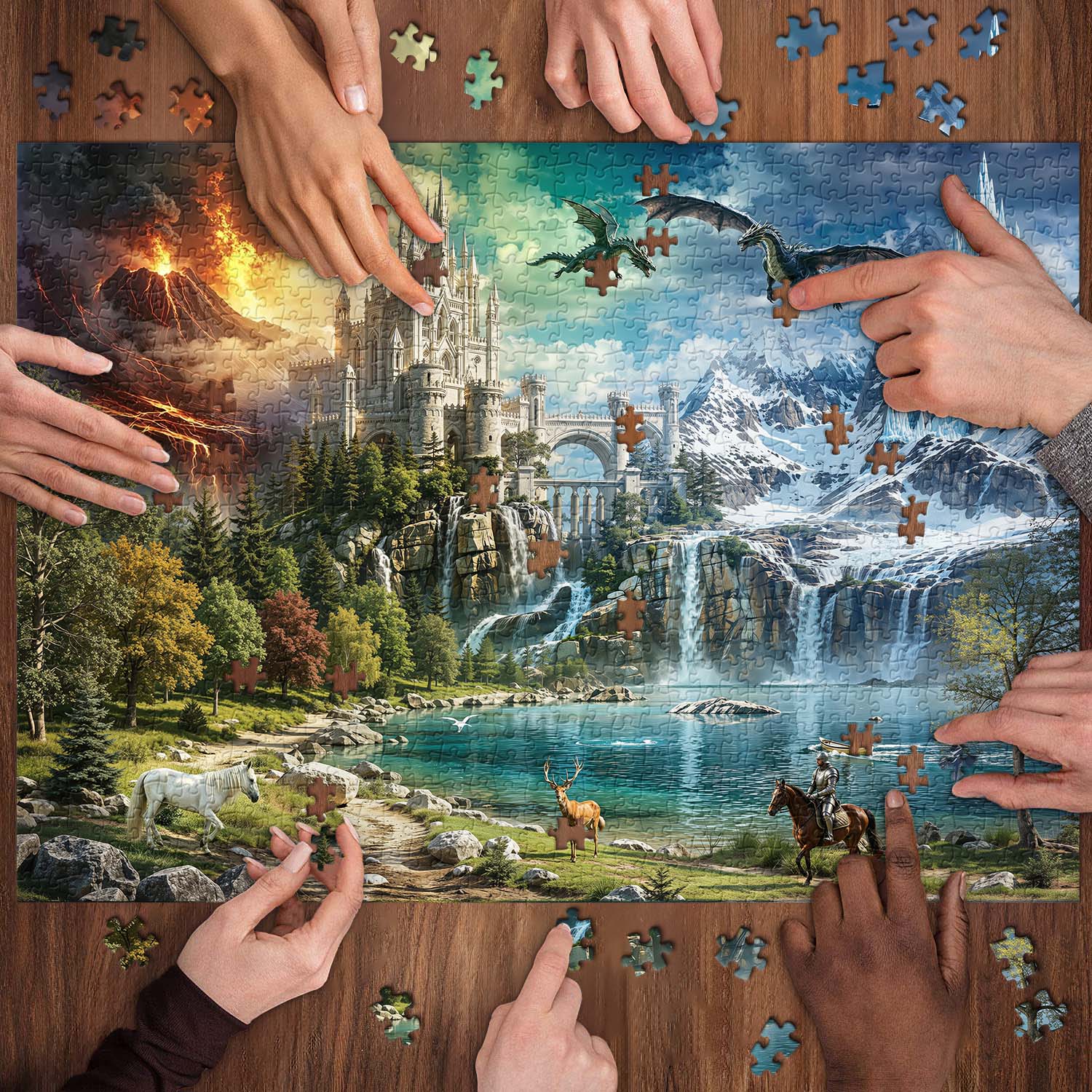 Fantasy Kingdom Jigsaw Puzzle 1000 Pieces
