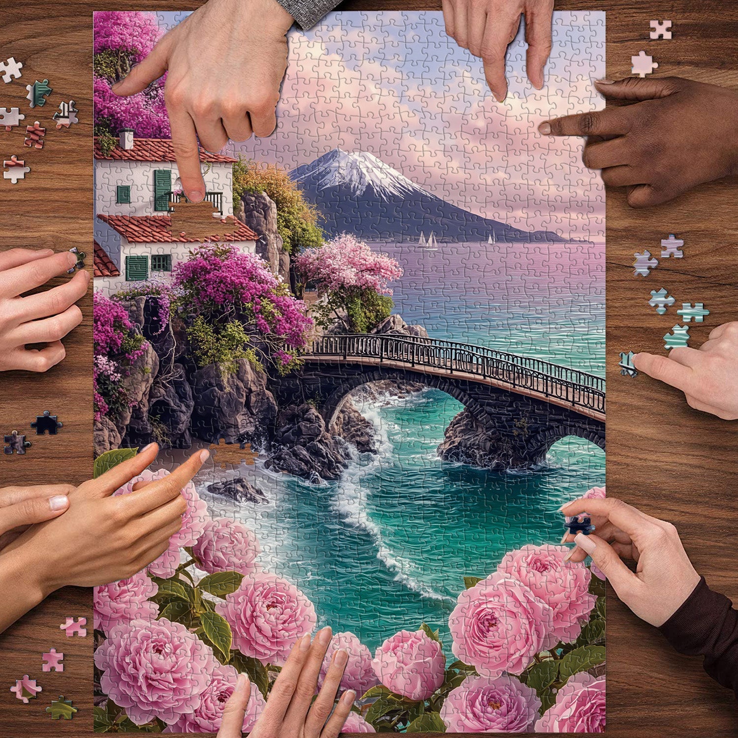 Puzzle Côte Pourpre 1000 Pièces